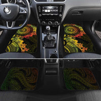 Vanuatu Car Mats Hibisus Polynesian Pattern Reggae - Polynesian Pride