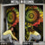 Vanuatu Door Cover Hibisus Polynesian Pattern Reggae - Polynesian Pride