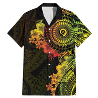 Vanuatu Family Matching Mermaid Dress and Hawaiian Shirt Hibisus Polynesian Pattern Reggae - Polynesian Pride