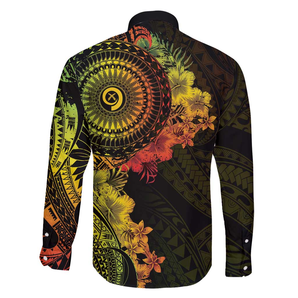 Vanuatu Family Matching Puletasi and Hawaiian Shirt Hibisus Polynesian Pattern Reggae - Polynesian Pride