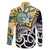 New Zealand Australia Rugby Custom Family Matching Tank Maxi Dress and Hawaiian Shirt Wallabies Aboriginal All Black Maori Tiki Together - Polynesian Pride