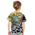 New Zealand Australia Rugby Custom Kid T Shirt Wallabies Aboriginal All Black Maori Tiki Together - Polynesian Pride