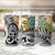 New Zealand Australia Rugby Tumbler Cup Wallabies Aboriginal All Black Maori Tiki Together - Polynesian Pride