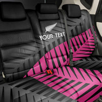 New Zealand Silver Fern Rugby Custom Back Car Seat Cover 2025 All Black Go Champions - Polynesian Pride