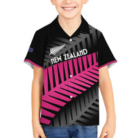 New Zealand Silver Fern Rugby Custom Family Matching Off Shoulder Short Dress and Hawaiian Shirt 2025 All Black Go Champions - Polynesian Pride