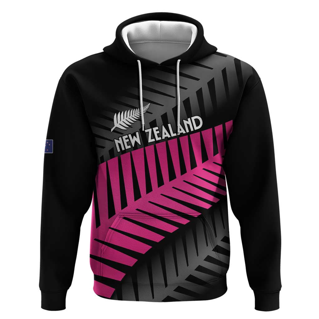 New Zealand Silver Fern Rugby Custom Hoodie 2025 All Black Go Champions - Polynesian Pride