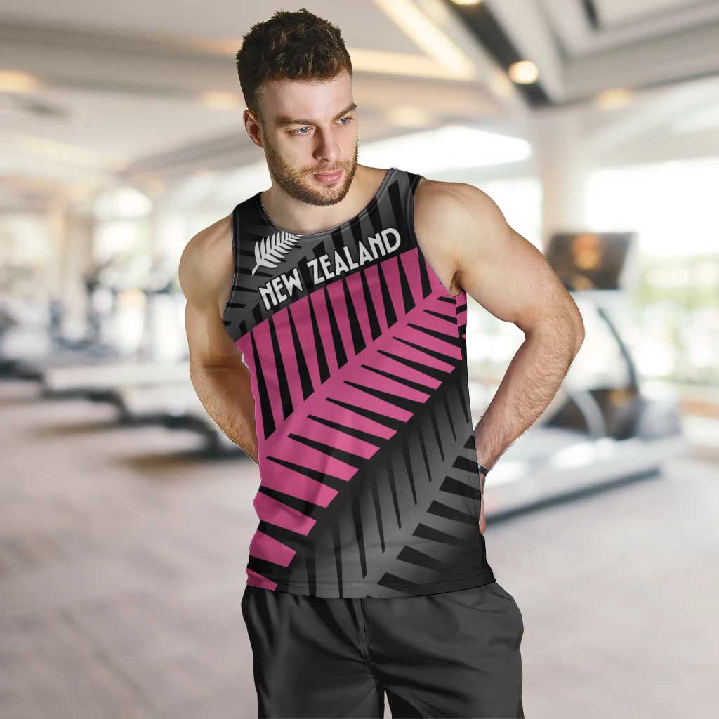 New Zealand Silver Fern Rugby Custom Men Tank Top 2025 All Black Go Champions - Polynesian Pride