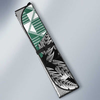 New Zealand South Africa Rugby Auto Sun Shade Springboks Kente All Black Maori Together - Polynesian Pride