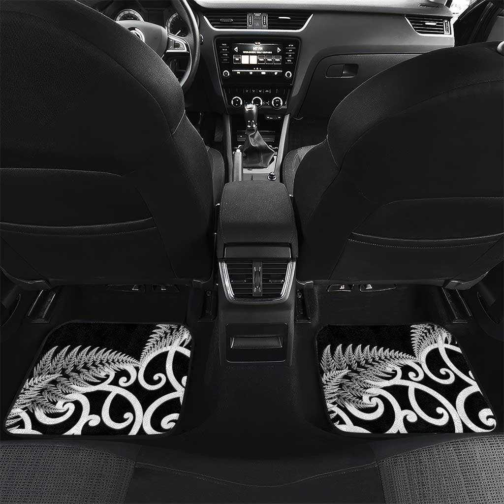 New Zealand South Africa Rugby Car Mats Springboks Kente All Black Maori Together - Polynesian Pride