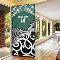 New Zealand South Africa Rugby Door Cover Springboks Kente All Black Maori Together - Polynesian Pride