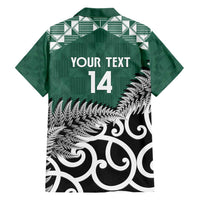 New Zealand South Africa Rugby Custom Family Matching Short Sleeve Bodycon Dress and Hawaiian Shirt Springboks Kente All Black Maori Together - Polynesian Pride