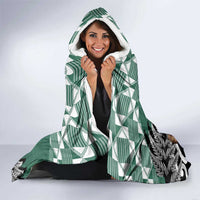New Zealand South Africa Rugby Hooded Blanket Springboks Kente All Black Maori Together - Polynesian Pride