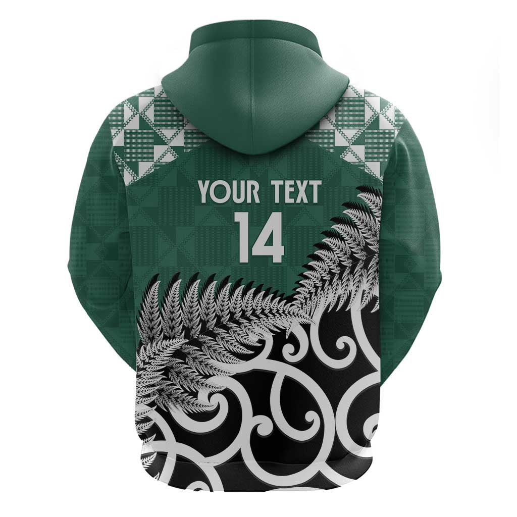 New Zealand South Africa Rugby Custom Hoodie Springboks Kente All Black Maori Together - Polynesian Pride