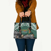 New Zealand South Africa Rugby Leather Bag Springboks Kente All Black Maori Together - Polynesian Pride