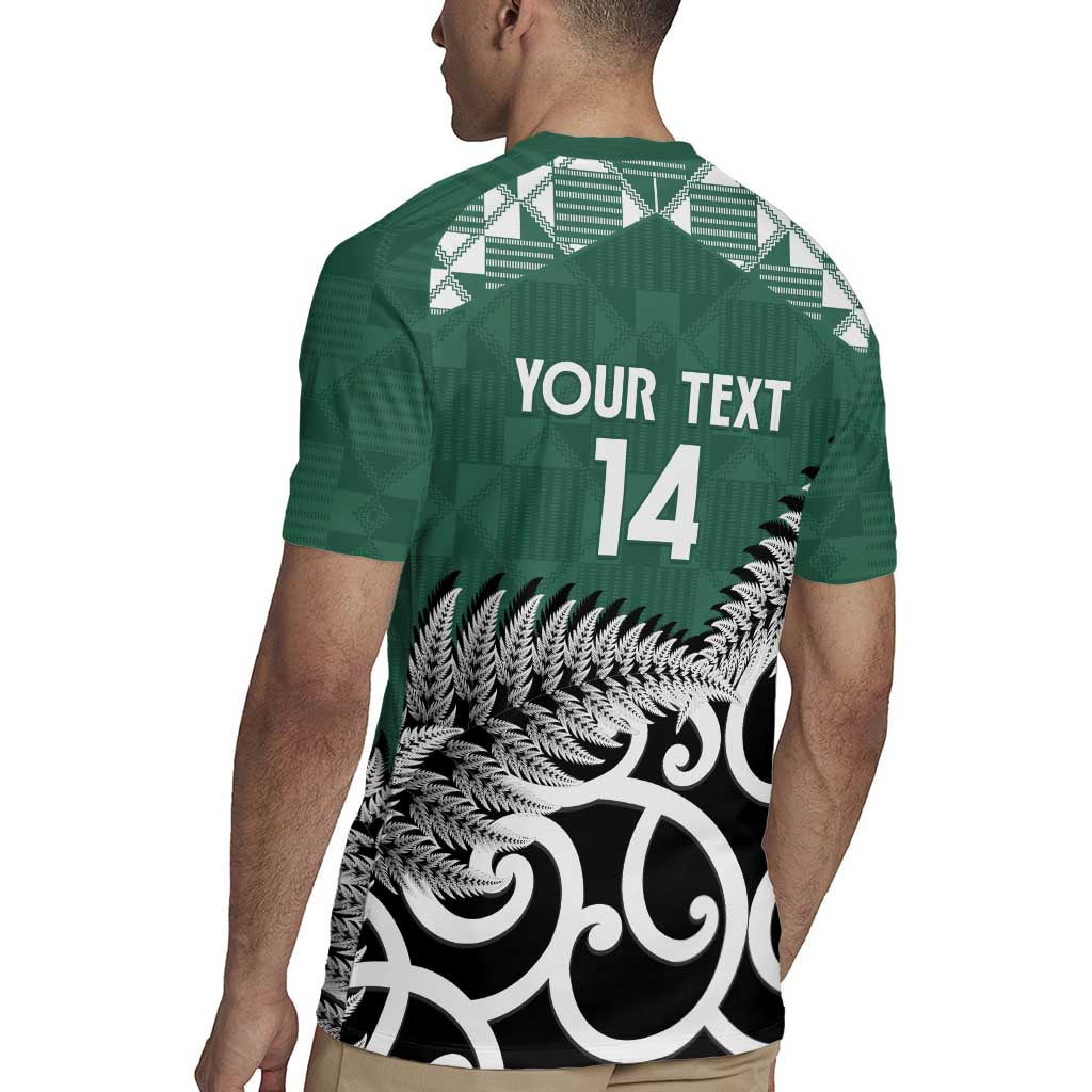 New Zealand South Africa Rugby Custom Rugby Jersey Springboks Kente All Black Maori Together - Polynesian Pride