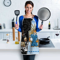 New Zealand Argentina Rugby Apron 2025 Los Pumas All Black Together - Polynesian Pride