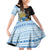New Zealand Argentina Rugby Custom Family Matching Off Shoulder Short Dress and Hawaiian Shirt 2025 Los Pumas All Black Together - Polynesian Pride