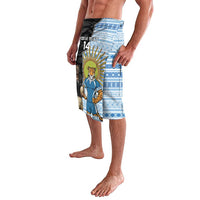 New Zealand Argentina Rugby Custom Lavalava 2025 Los Pumas All Black Together - Polynesian Pride