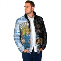 New Zealand Argentina Rugby Custom Padded Jacket 2025 Los Pumas All Black Together - Polynesian Pride