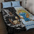 New Zealand Argentina Rugby Quilt Bed Set 2025 Los Pumas All Black Together - Polynesian Pride