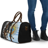 New Zealand Argentina Rugby Travel Bag 2025 Los Pumas All Black Together - Polynesian Pride