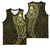 New Zealand Skull Darts Basketball Jersey Aotearoa Maori Chest Tattoo Stylized Gold - Polynesian Pride
