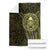 New Zealand Skull Darts Blanket Aotearoa Maori Chest Tattoo Stylized Gold - Polynesian Pride