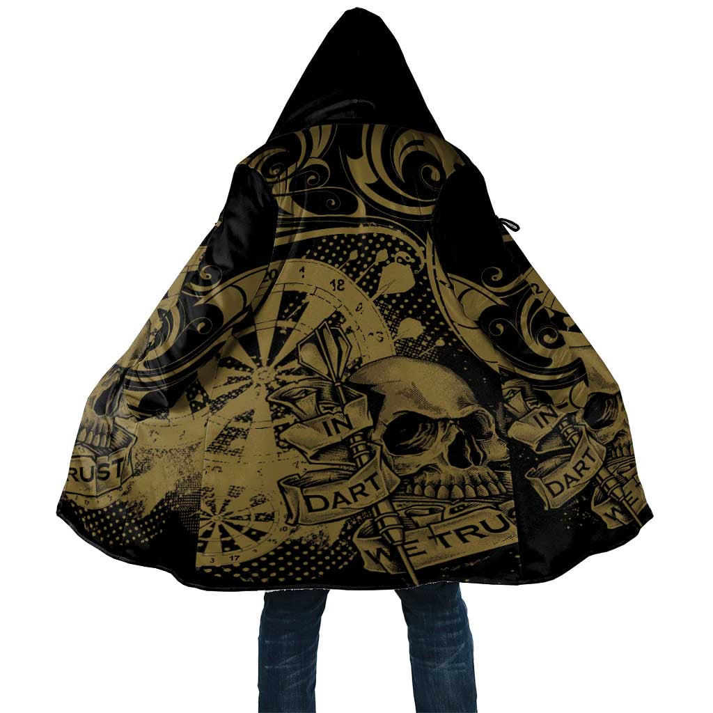 New Zealand Darts Cloak Skull In Dart We Trust Maori Pattern - Polynesian Pride