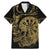 New Zealand Darts Family Matching Mermaid Dress and Hawaiian Shirt Skull In Dart We Trust Maori Pattern - Polynesian Pride