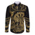 New Zealand Darts Family Matching Mermaid Dress and Hawaiian Shirt Skull In Dart We Trust Maori Pattern - Polynesian Pride
