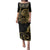 New Zealand Darts Family Matching Puletasi and Hawaiian Shirt Skull In Dart We Trust Maori Pattern - Polynesian Pride