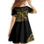 New Zealand Darts Family Matching Tank Maxi Dress and Hawaiian Shirt Skull In Dart We Trust Maori Pattern - Polynesian Pride