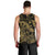 New Zealand Darts Men Tank Top Skull In Dart We Trust Maori Pattern - Polynesian Pride