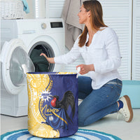 Nauru Angam Day Laundry Basket Naoero Frigatebird With Flag Proud