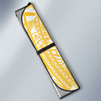 Nauru Angam Day Auto Sun Shade Naoero Frigatebird With Flag Proud