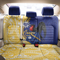 Nauru Angam Day Back Car Seat Cover Naoero Frigatebird With Flag Proud