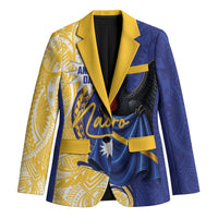 Personalised Nauru Angam Day Blazer Naoero Frigatebird With Flag Proud