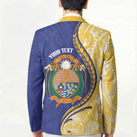 Personalised Nauru Angam Day Blazer Naoero Frigatebird With Flag Proud