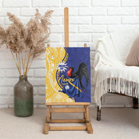 Nauru Angam Day Canvas Wall Art Naoero Frigatebird With Flag Proud