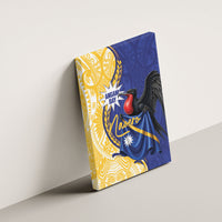 Nauru Angam Day Canvas Wall Art Naoero Frigatebird With Flag Proud