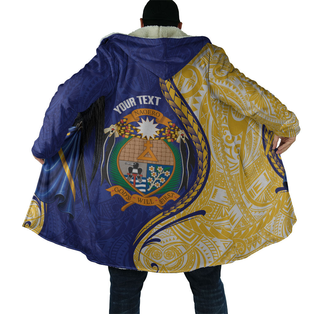 Personalised Nauru Angam Day Cloak Naoero Frigatebird With Flag Proud