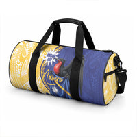Nauru Angam Day Duffle Bag Naoero Frigatebird With Flag Proud