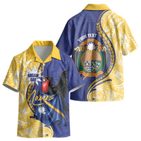 Personalised Nauru Angam Day Kid Hawaiian Shirt Naoero Frigatebird With Flag Proud