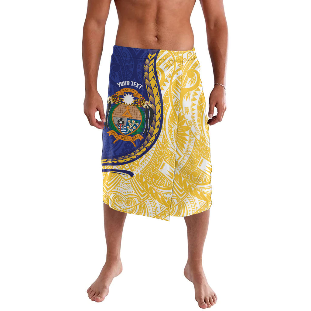 Personalised Nauru Angam Day Lavalava Naoero Frigatebird With Flag Proud