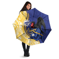 Nauru Angam Day Umbrella Naoero Frigatebird With Flag Proud