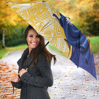 Nauru Angam Day Umbrella Naoero Frigatebird With Flag Proud