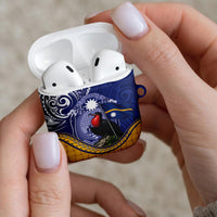 Magnificent Frigatebird Nauru AirPods Case Pandanus Weaving Polynesian Pattern