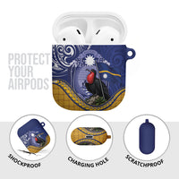 Magnificent Frigatebird Nauru AirPods Case Pandanus Weaving Polynesian Pattern