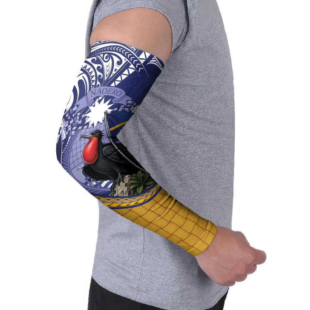Magnificent Frigatebird Nauru Arm Sleeves Pandanus Weaving Polynesian Pattern