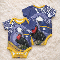 Magnificent Frigatebird Nauru Baby Onesie Pandanus Weaving Polynesian Pattern